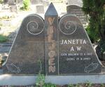 VILJOEN Janetta A.W. nee BROWN 1917-1980