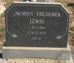 LEWIS Jacobus Frederick 1904-1978