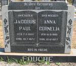 FOUCHE Jacobus Paul 1886-1977 & Anna Cornelia 1893-1977