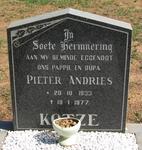 KOTZE Pieter Andries 1933-1977