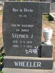 WHEELER Stephen J. 1920-1976