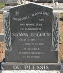 PLESSIS Suzanna Elizabeth, du 1916-1994