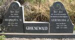 GROENEWALD Hermanus H. 1908-1993 & Gertruide J. de BEER 1910-1980