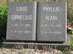 WALT Louis Cornelius, van der 1910-1967 & Phyllis Alma 1915-1985