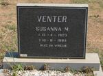 VENTER Susanna M. 1923-1984
