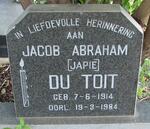 TOIT Jacob Abraham, du 1914-1984