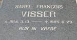 VISSER Sarel Francois 1914-1985