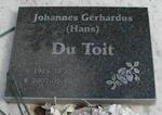 TOIT Johannes Gerhardus, du 1925-2007