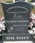 TOIT Susanna Elizabeth, du nee VAN TONDER 1941-2005