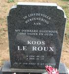 ROUX Koos, le 1924-2004
