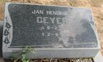 GEYER Jan Hendrik 1918-1988
