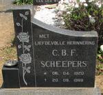 SCHEEPERS C.B.F. 1920-1988