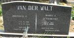 WALT Johannes Z., van der 1918-1994 & Maria J. ETSEBETH 1917-2006