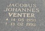 VENTER Jacobus Johannes 1950-1992