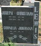 LEWIS Joseph Christiaan 1936-1994 & Cornelia Johanna 1941-