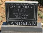 LANDMAN Jan Hendrik 1965-1997