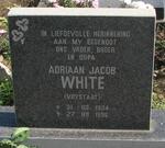 WHITE Adriaan Jacob 1934-1996