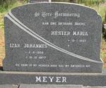 MEYER Izak Johannes 1908-1977 & Hester Maria 1927-