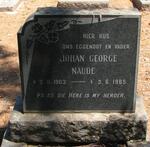 NAUDE Johan George 1903-1965
