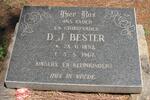 BESTER D.J. 1892-1967