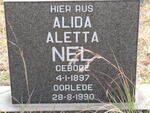 NEL Alida Aletta 1897-1990