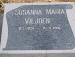 VILJOEN Susanna Maria 1931-1981
