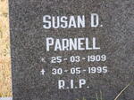 PARNELL Susan D. 1909-1995
