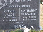 RAS Petrus Jacob 1916-1989 & Catharina Elizabeth 1932-2004