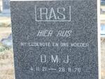 RAS D.M.J. 1921-1970