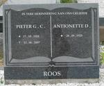 ROOS Pieter G.C. 1924-2007 & Antoinette D. 1929-