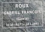 ROUX Gabriel Francois 1927-1983
