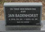 BADENHORST Jan 1916-2004