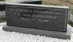 HUDDLESTONE E.M. 1913-2007