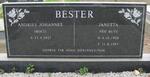 BESTER Andries Johannes 1927- & Janetta BUYS 1928-1997