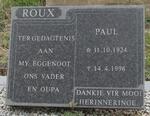 ROUX Paul 1924-1996