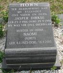 HORN Jasper Dirkse 1916-1992 & Naomi AURET 1923-2005