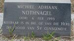 NOTHNAGEL Michiel Adriaan -1993