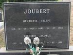 JOUBERT Frederik Jacobus -1999 & Henriette Helene 1909-1988