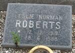 ROBERTS Leslie Norman 1919-1988
