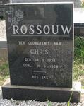 ROSSOUW Chris 1938-1984