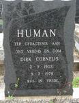 HUMAN Dirk Cornelis 1903-1978