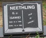 NEETHLING G.J. 1908-1985
