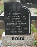 ROUX Hermanus Hendrik 1945-1985