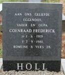 HOLL Coenraad Frederick 1919-1981