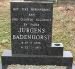BADENHORST Jurgens 1886-1977