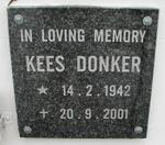 DONKER Kees 1942-2001