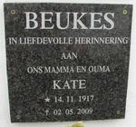 BEUKES Kate 1917-2009