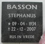 BASSON Stephanus 1934-2007