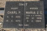SMIT Charl P. 1899-1973 & Maria Z.G. v.d. MERWE 1908-1985