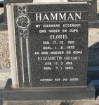 HAMMAN Floris 1910-1972 & Elizabeth 1915-1983